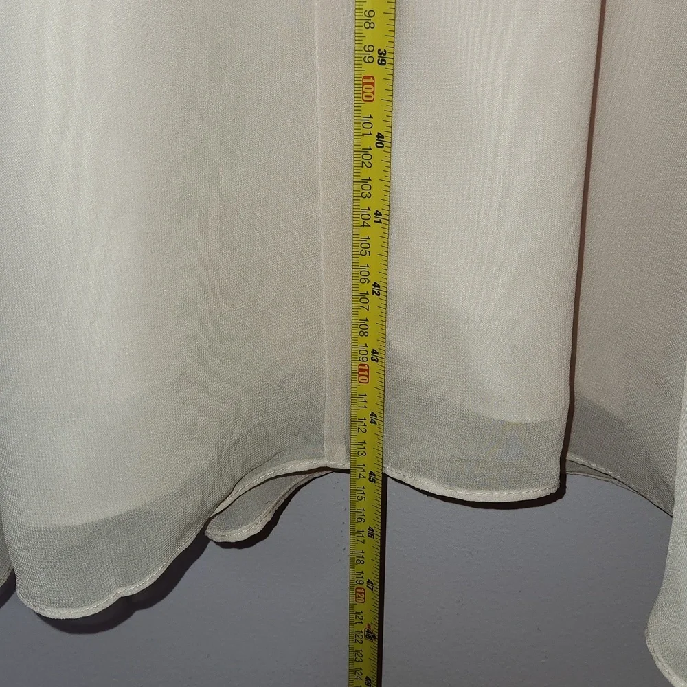 NWT AZAZIE LIZET Alabaster A-Line Sweetheart Neckline Chiffon Dress, size A4 - Picture 4 of 16